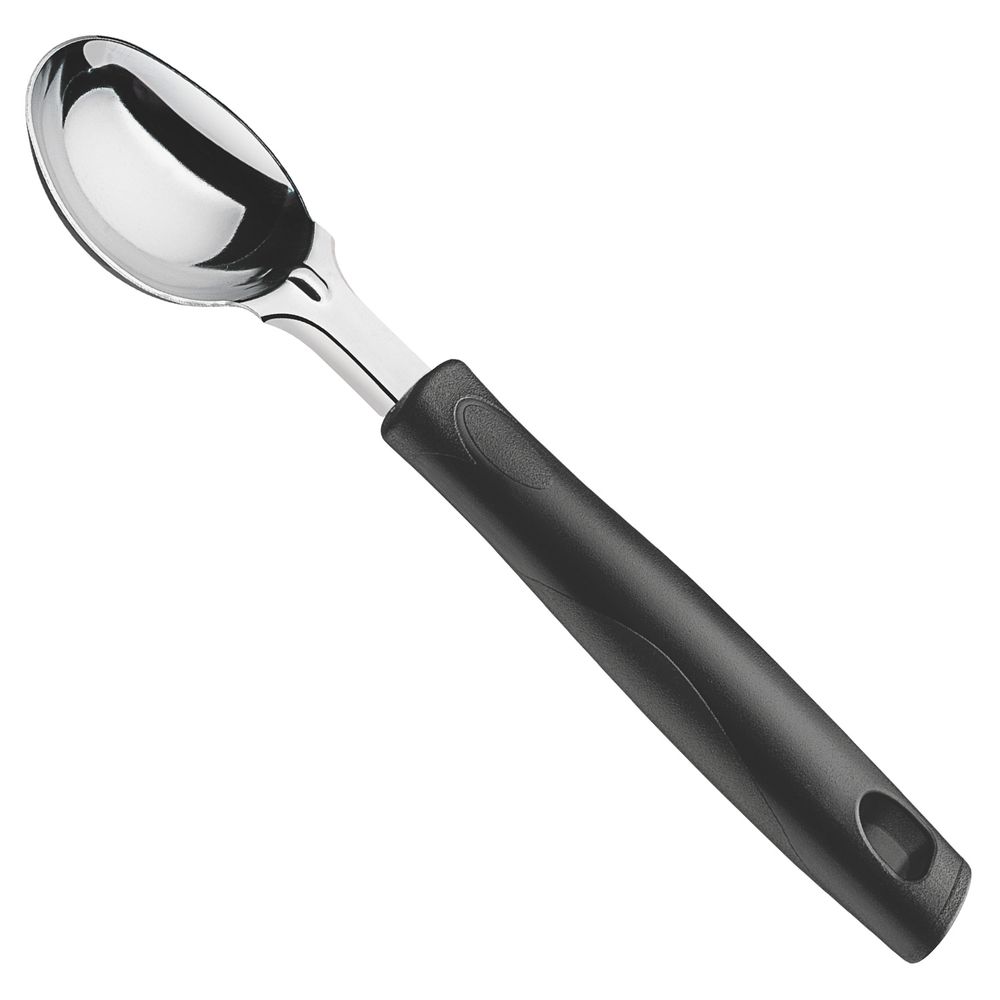 Concha para Sorvete Easy Preto em Aço Inox Tramontina - multibar