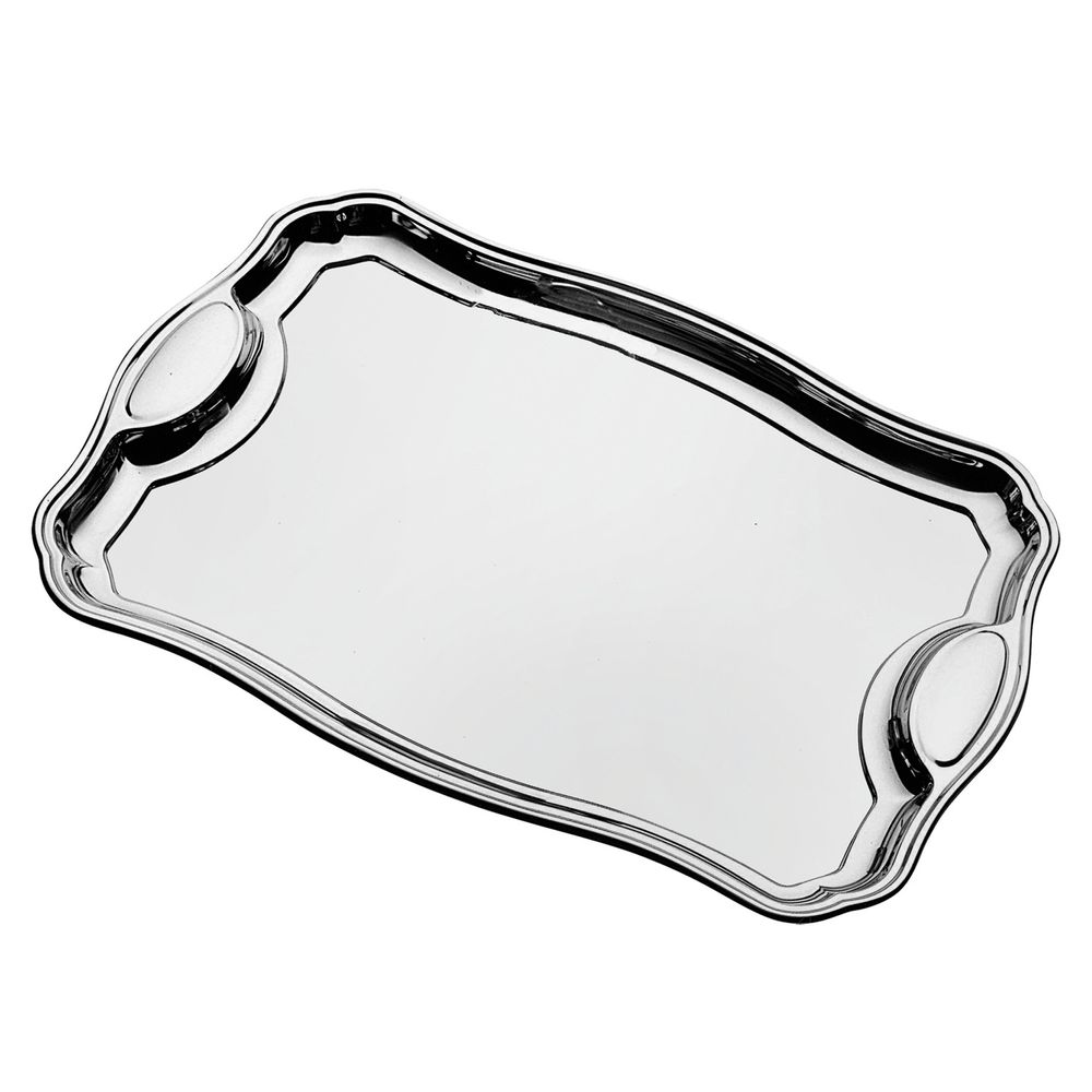 Bandeja Classic Retangular em Aço Inox com Alças 42 x 29 cm Tramontina ...