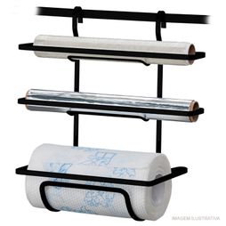 Suporte_para_Rolo_de_Papel_Toalha_Future_Preto_Fosco_1050901