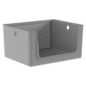 Cesto_Flow_OU_com_Tampa_e_Abertura_Frontal_Chumbo_1070681 Cesto_Flow_OU_com_Tampa_e_Abertura_Frontal_Chumbo_1070681