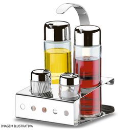 Galheteiro_Parma_Brinox_com_5_Peas_em_Ao_Inox_31170