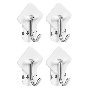 Gancho_Multiuso_com_Adesivo_Branco_4_Peas_Ordene_206150 Gancho_Multiuso_com_Adesivo_Branco_4_Peas_Ordene_206150