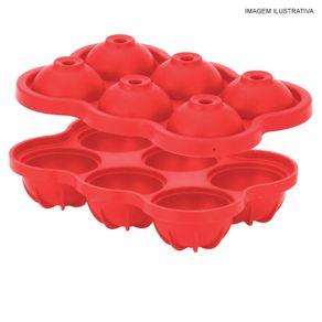 Forma_para_Gelo_Redondo_de_Silicone_Vermelha_Uny_Home_204740