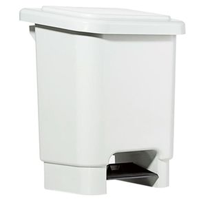 Lixeira_com_Pedal_Retangular_de_15_Litros_Branca_Lar_Plsticos_193551