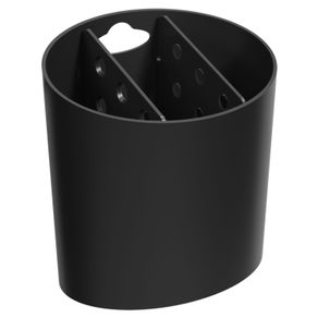 Porta_Talheres_Basic_Preto_Quente_Coza_com_Divisria_19690 Porta_Talheres_Basic_Preto_Quente_Coza_com_Divisria_19690