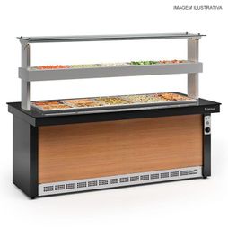 Buffet_Trmico_e_Refrigerado_Vitra_GBTR_200_PR_Gelopar_220v_991001